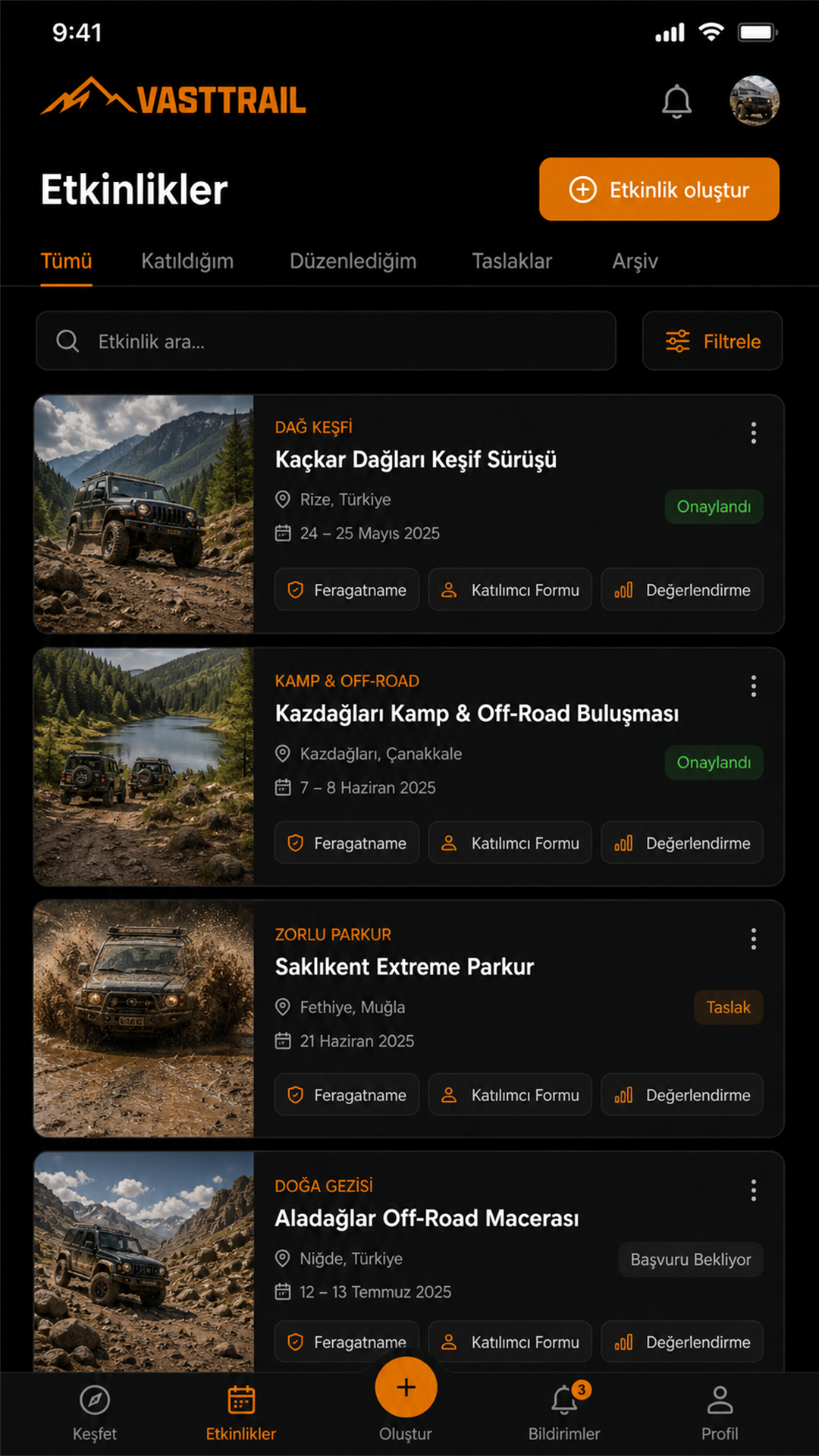 VastTrail Google Play ekran görüntüsü